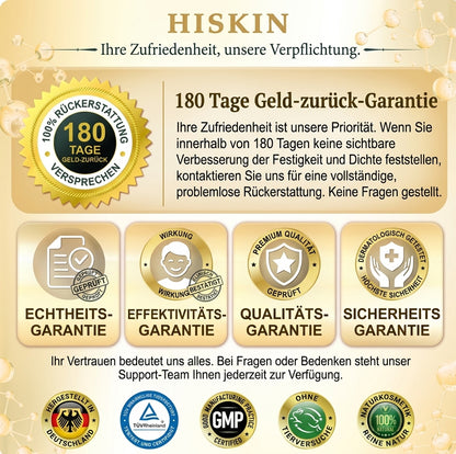 HISKIN® Nano-Mikronadel-Pflaster für mehr Brustvolumen, Lifting & Straffung – Volufiline-, Exosomen- und Kupferpeptid-Formel mit Zell-Erneuerungstechnologie