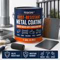 TCQCDG™ Rust-Resistant Metal Protective Coating – Water-Based Anti-Corrosion Paint for Steel, Iron, Railings, Pipes, Equipment & Outdoor Surfaces