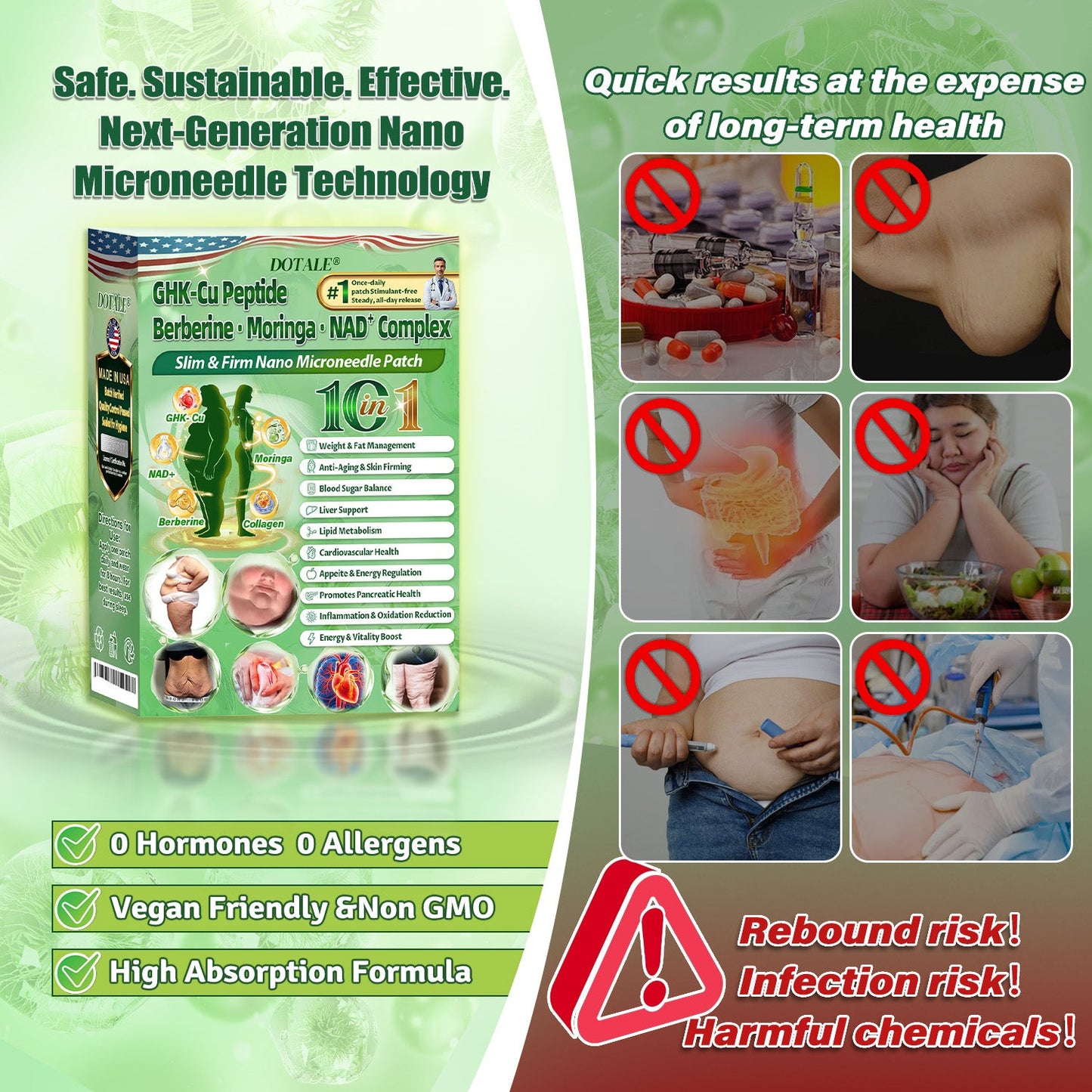 𝑫𝑶𝑻𝑨𝑳𝑬® 𝑺𝒍𝒊𝒎 & 𝑭𝒊𝒓𝒎 𝑵𝒂𝒏𝒐 𝑴𝒊𝒄𝒓𝒐𝒏𝒆𝒆𝒅𝒍𝒆 𝑷𝒂𝒕𝒄𝒉🎁 𝒘𝒊𝒕𝒉 𝑮𝑯𝑲-𝑪𝒖 𝑷𝒆𝒑𝒕𝒊𝒅𝒆 · 𝑩𝒆𝒓𝒃𝒆𝒓𝒊𝒏𝒆 · 𝑴𝒐𝒓𝒊𝒏𝒈𝒂 · 𝑵𝑨𝑫⁺ 𝑪𝒐𝒎𝒑𝒍𝒆𝒙 𝐅𝐨𝐫 𝐨𝐛𝐞𝐬𝐢𝐭𝐲, 𝗟𝗼𝗼𝘀𝗲 𝘀𝗸𝗶𝗻,𝐝𝐢𝐚𝐛𝐞𝐭𝐞𝐬, 𝐬𝐥𝐞𝐞𝐩 𝐚𝐩𝐧𝐞𝐚, 𝐣𝐨𝐢𝐧𝐭 𝐢𝐬𝐬𝐮𝐞𝐬, 𝐚𝐧𝐝 𝐦𝐨𝐫𝐞