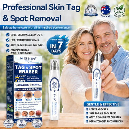 𝐇𝐈𝐒𝐊𝐈𝐍®👩‍⚕️ 𝟕-𝐃𝒂𝘆 𝐒𝗸𝐢𝐧 𝐓𝒂𝗴 & 𝐒𝐩𝙤𝐭 𝐄𝐫𝒂𝐬𝙚𝐫 Painless & Scar-Free Advanced Imperfection Removal Rollerball Pen