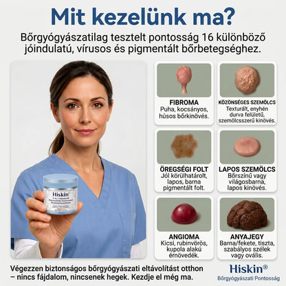 XYL-𝐇𝐢𝐬𝐤𝐢𝐧® 2 az 1-ben fejlett, fájdalommentes és hegmentes bőrmegújító krém – bőrkinövések, szemölcsök és látható bőrhibák ellen