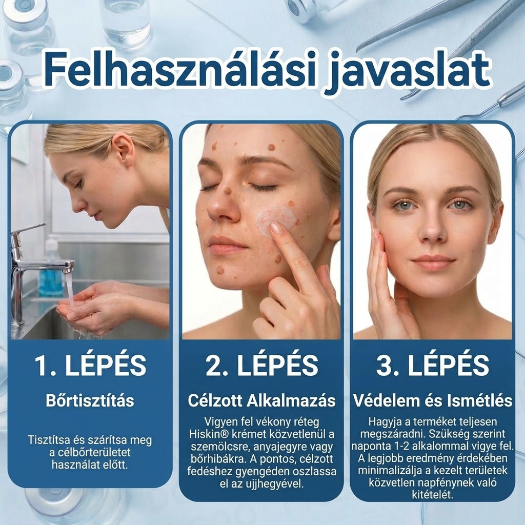 XYL-𝐇𝐢𝐬𝐤𝐢𝐧® 2 az 1-ben fejlett, fájdalommentes és hegmentes bőrmegújító krém – bőrkinövések, szemölcsök és látható bőrhibák ellen